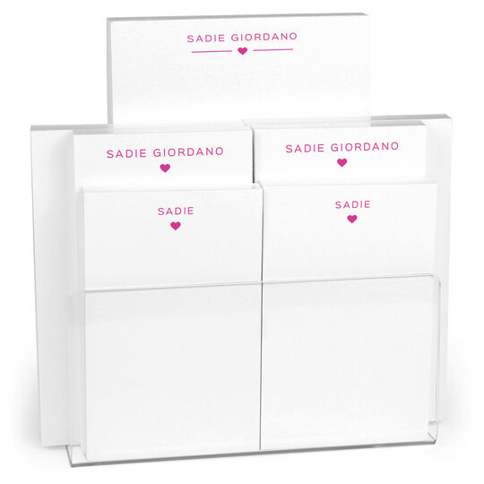 Single Heart Notepad Collection